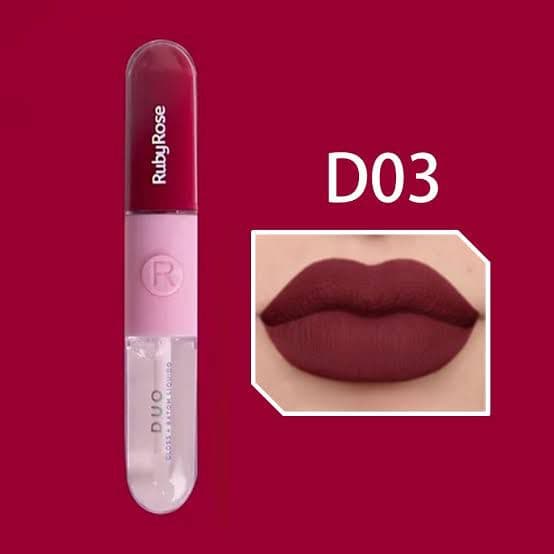 BATOM E GLOSS LIQUIDO DUO MOOD LD03