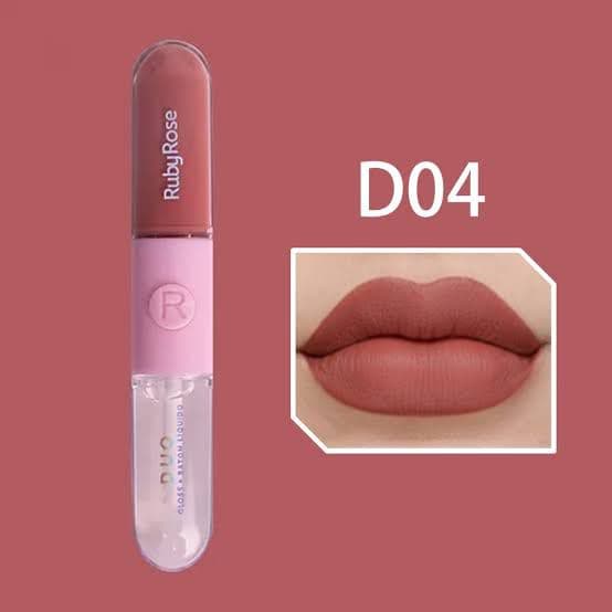 BATOM E GLOSS LIQUIDO DUO MOOD LD04